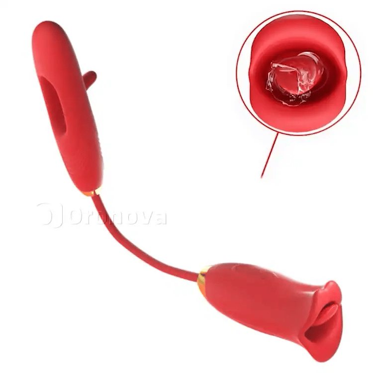 G Spot Flapping Vibrator le Feidhm Pógadh & Teanga Chroitheadh