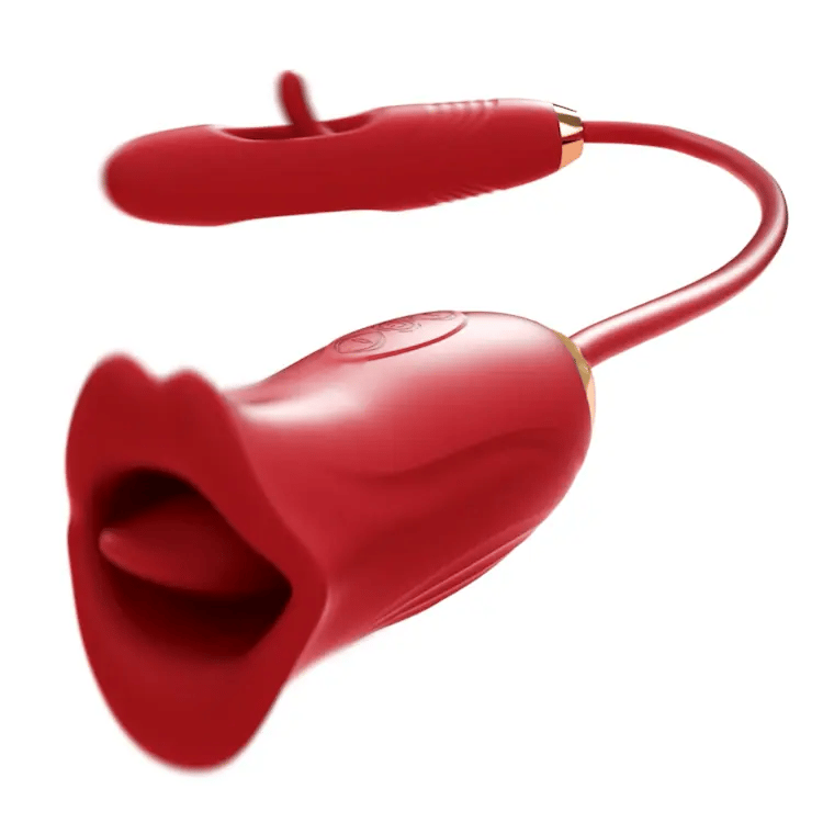 G Spot Flapping Vibrator le Feidhm Pógadh & Teanga Chroitheadh