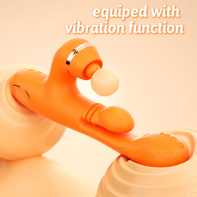 Vibrator Cumhachtach G-Spot le Gníomh Domhain Maisiúcháin