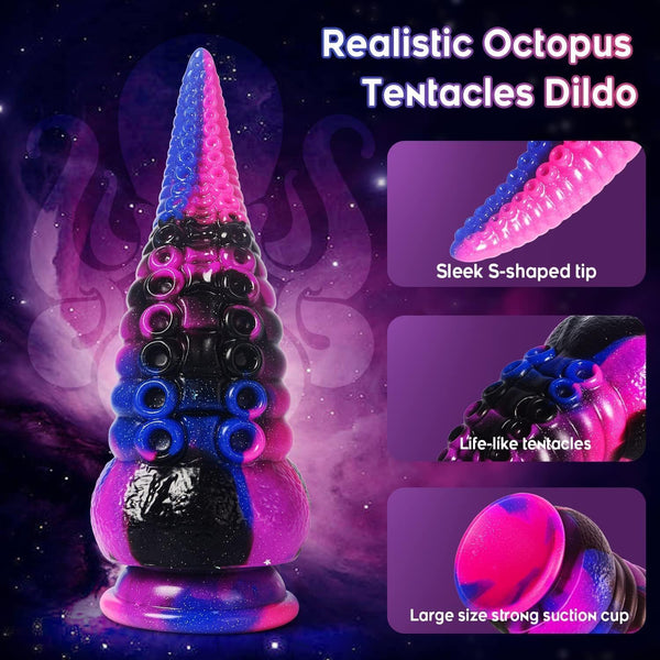 Dildo Anal Silicone Monster le Cupán Súite Láidir