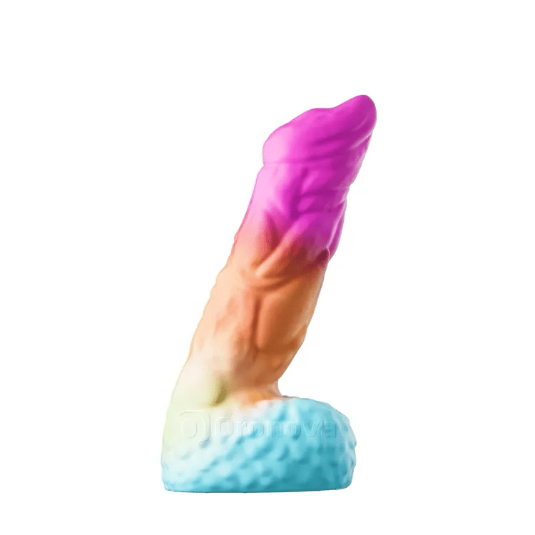 8 Inch 21cm Dildo Silicone Réalaíoch le Bun Tarraingteach Láidir