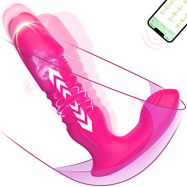 Dildo Vibrator G Spot - Ag Léimniú & Ag Titim