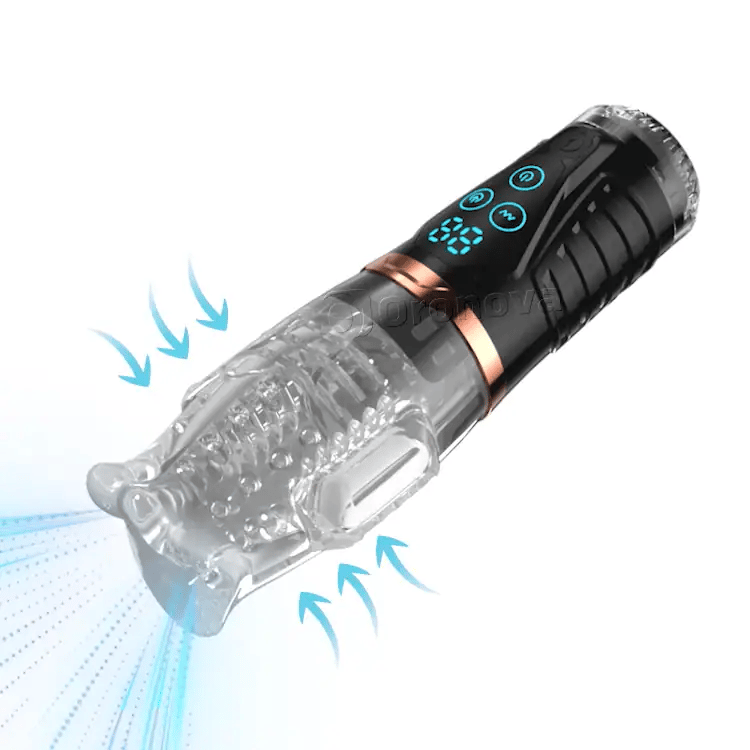 Masturbator Suction Ilfheidhmeach le 10 Patrún Chreathadh