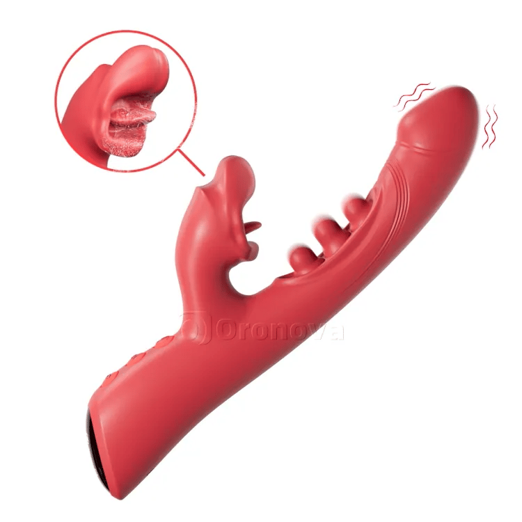 3-in-1 Vibrator Pógála agus Trí-Chliceáil – Pléisiúr Clit & Spota G