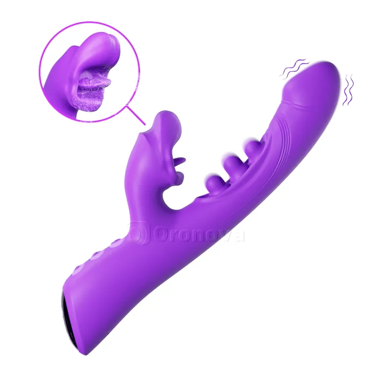 3-in-1 Vibrator Pógála agus Trí-Chliceáil – Pléisiúr Clit & Spota G