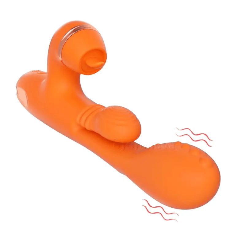 Vibrator Cumhachtach G-Spot le Gníomh Domhain Maisiúcháin