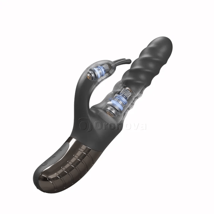 Brú 360 °& Luascán Vibrator – Spreagthóir Mótar Dúbailte G-Spot & Clit