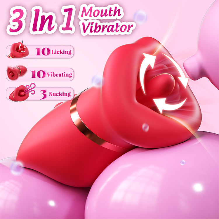 3-in-1 Croí Oscailte Béal – Súchán, Licking & Vibration