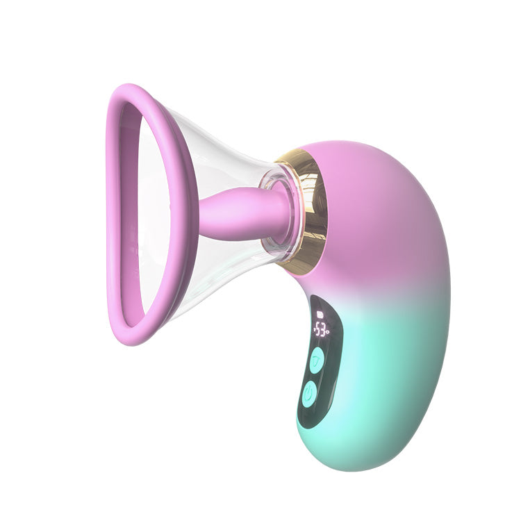 5-in-1 Sucking Vibrator le taispeáint LCD