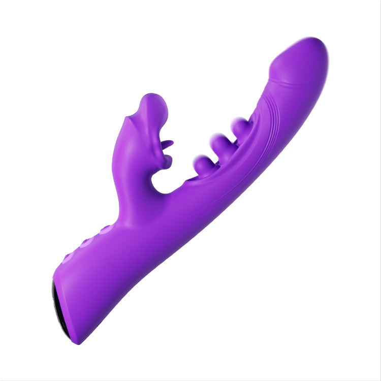 Vibrator Pógála 3-i-1 agus Trí-Chliceáil – Pléisiúr Clit & Spota G
