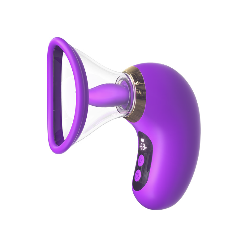 5-in-1 Sucking Vibrator le taispeáint LCD