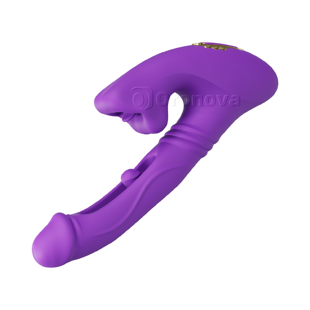 Creathadóir sáite log le creathadh méire, creathadh cinn agus spreagadh liopaí le greim