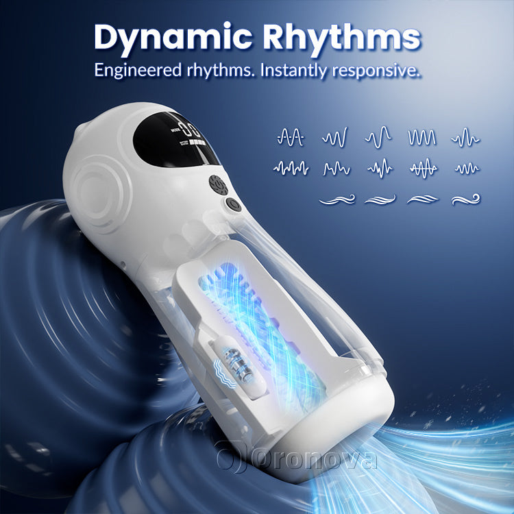 Masturbator Féinmhuiníneach Uathoibríoch do Fhir - Tarraingt, Luascán & Rialú iargúlta APP