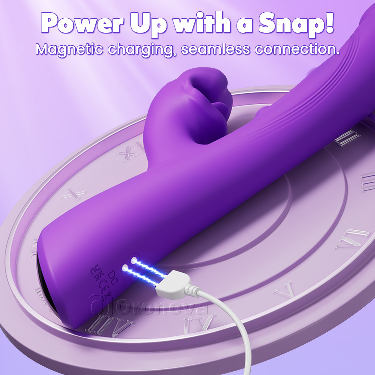 Vibrator Pógála 3-i-1 agus Trí-Chliceáil – Pléisiúr Clit & Spota G