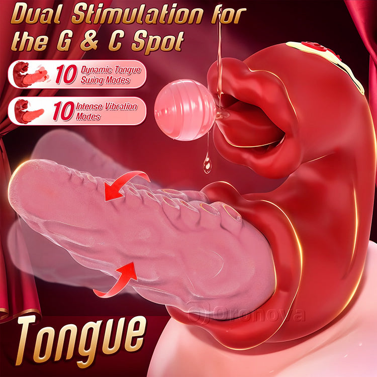 Vibrator Octopus 2-in-1 le Teas Teanga – 10 Mód Vibreála