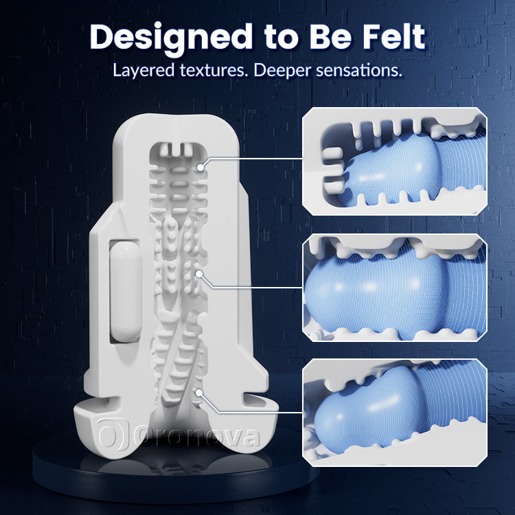 Masturbator Féinmhuiníneach Uathoibríoch do Fhir - Tarraingt, Luascán & Rialú iargúlta APP