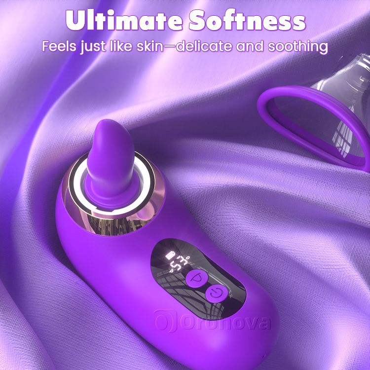 5-in-1 Sucking Vibrator le taispeáint LCD