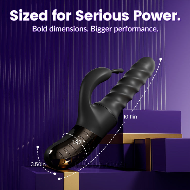 Brú 360 °& Luascán Vibrator – Spreagthóir Mótar Dúbailte G-Spot & Clit