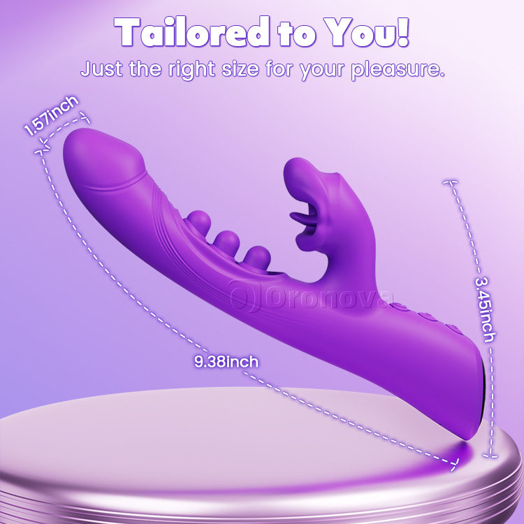 Vibrator Pógála 3-i-1 agus Trí-Chliceáil – Pléisiúr Clit & Spota G