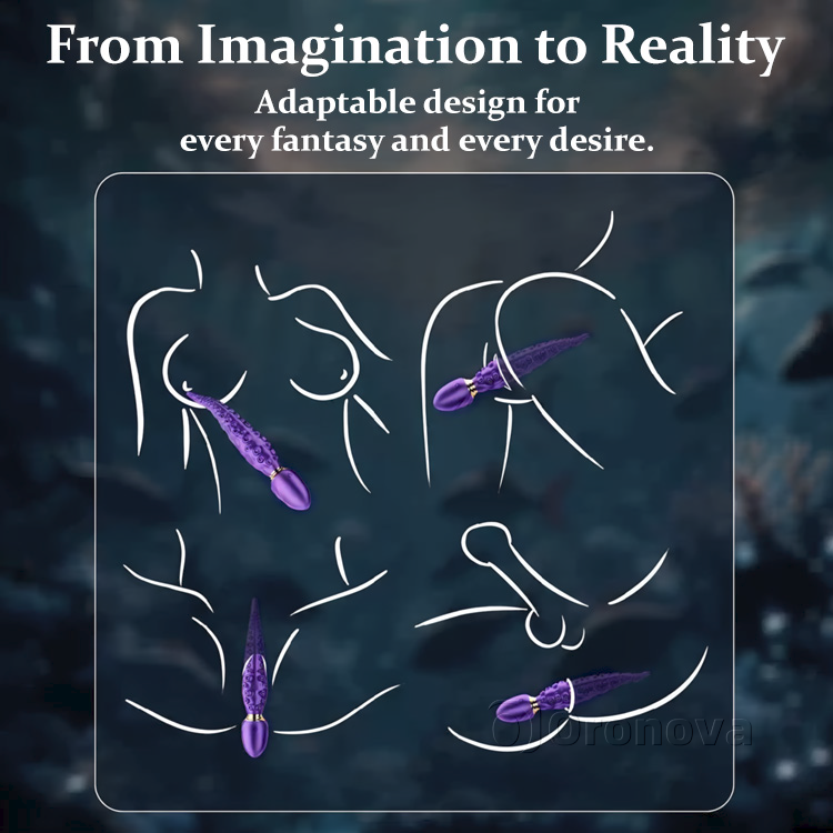 Vibrator Tentacle Octopus – Foirfe do Spreagadh Pointe G & Nipple