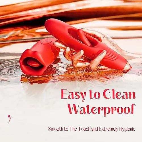 G Spot Flapping Vibrator le Feidhm Pógadh & Teanga Chroitheadh