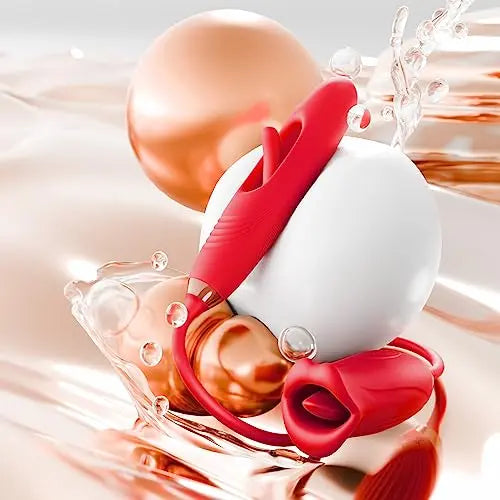 G Spot Flapping Vibrator le Feidhm Pógadh & Teanga Chroitheadh